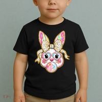 Easter Cute Bunny Leopard Rabbit Toddler T-Shirt thumb 2