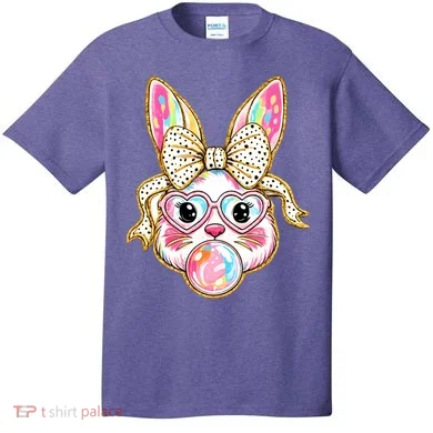 Easter Cute Bunny Leopard Rabbit T-Shirt