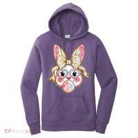 Easter Cute Bunny Leopard Rabbit Women's Hoodie thumb 0