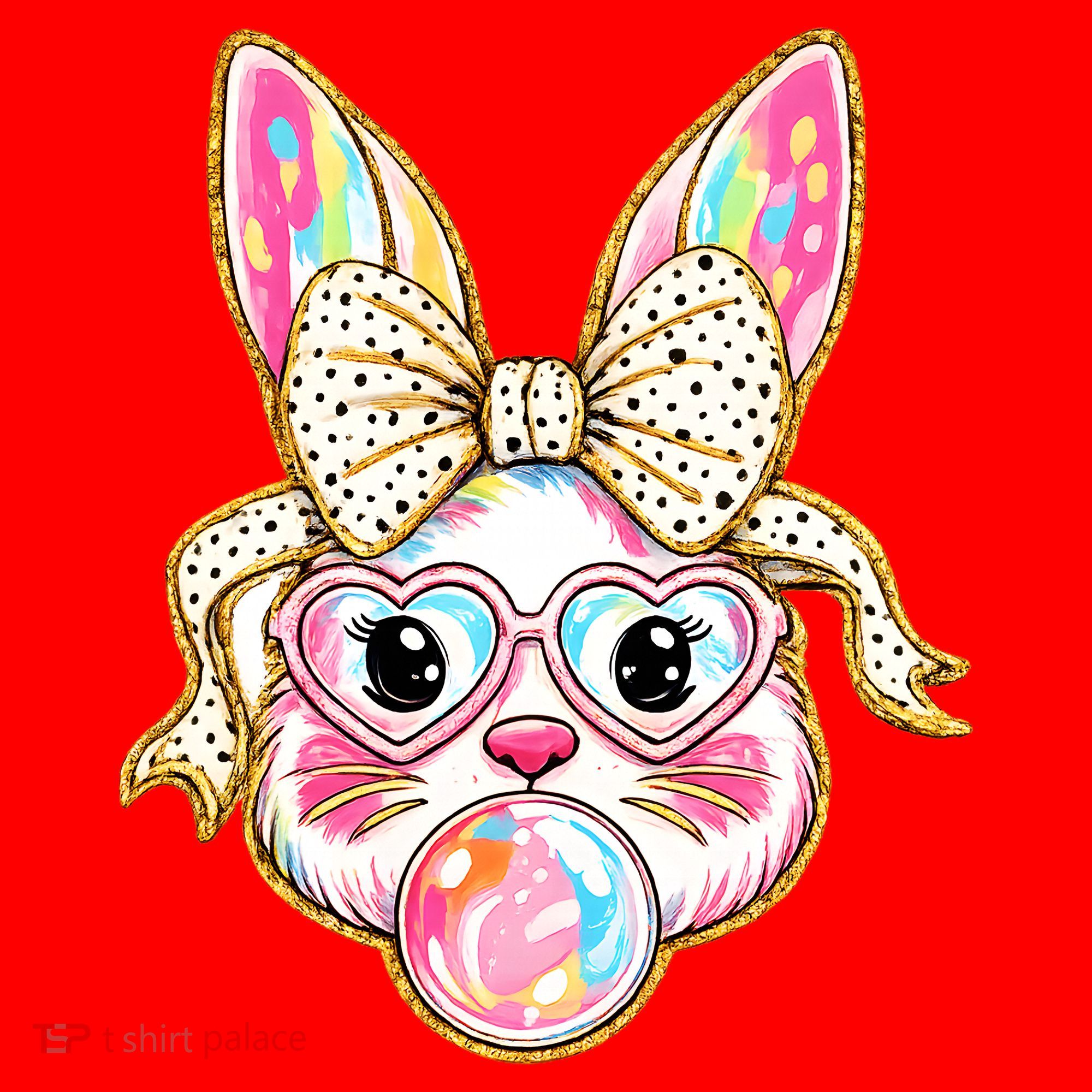 Easter Cute Bunny Leopard Rabbit Santa Hat