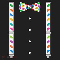 Easter Candy Bow Tie & Suspenders Women's Sweatshirt thumb 2