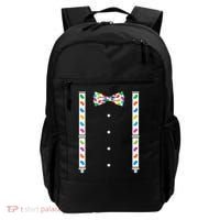 Easter Candy Bow Tie & Suspenders Backpack thumb 0