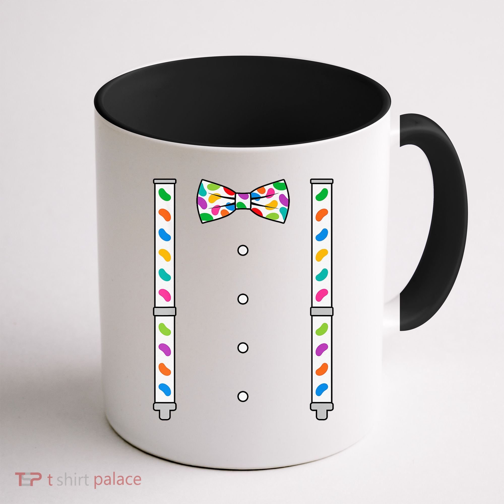 Easter Candy Bow Tie & Suspenders Coffee Mug