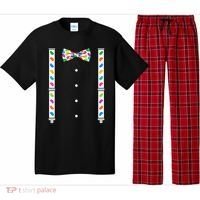 Easter Candy Bow Tie & Suspenders Pajama Set thumb 0