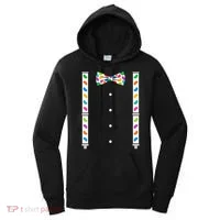 Easter Candy Bow Tie & Suspenders Women's Hoodie thumb 0