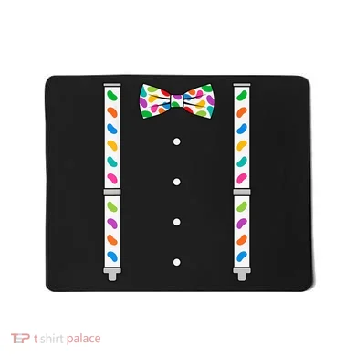 Easter Candy Bow Tie & Suspenders Mousepad