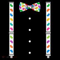 Easter Candy Bow Tie & Suspenders Women's Tank Top thumb 5