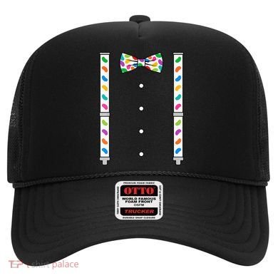 Easter Candy Bow Tie & Suspenders Hat