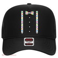 Easter Candy Bow Tie & Suspenders Hat thumb 0