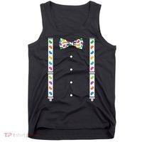 Easter Candy Bow Tie & Suspenders Tank Top thumb 0