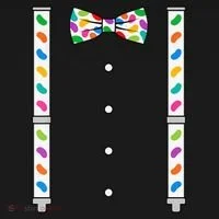 Easter Candy Bow Tie & Suspenders Tank Top thumb 6