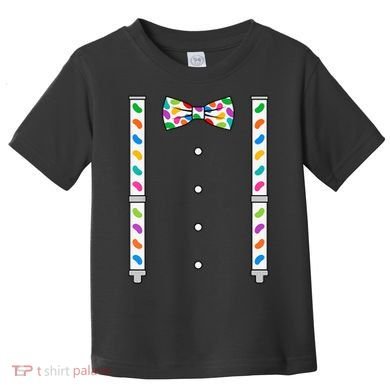 Easter Candy Bow Tie & Suspenders Toddler T-Shirt