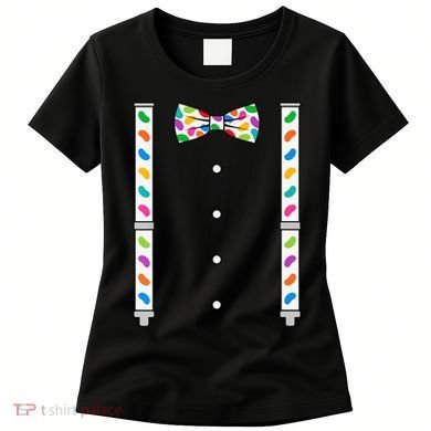 Easter Candy Bow Tie & Suspenders Women's T-Shirt