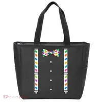 Easter Candy Bow Tie & Suspenders Tote Bag thumb 0