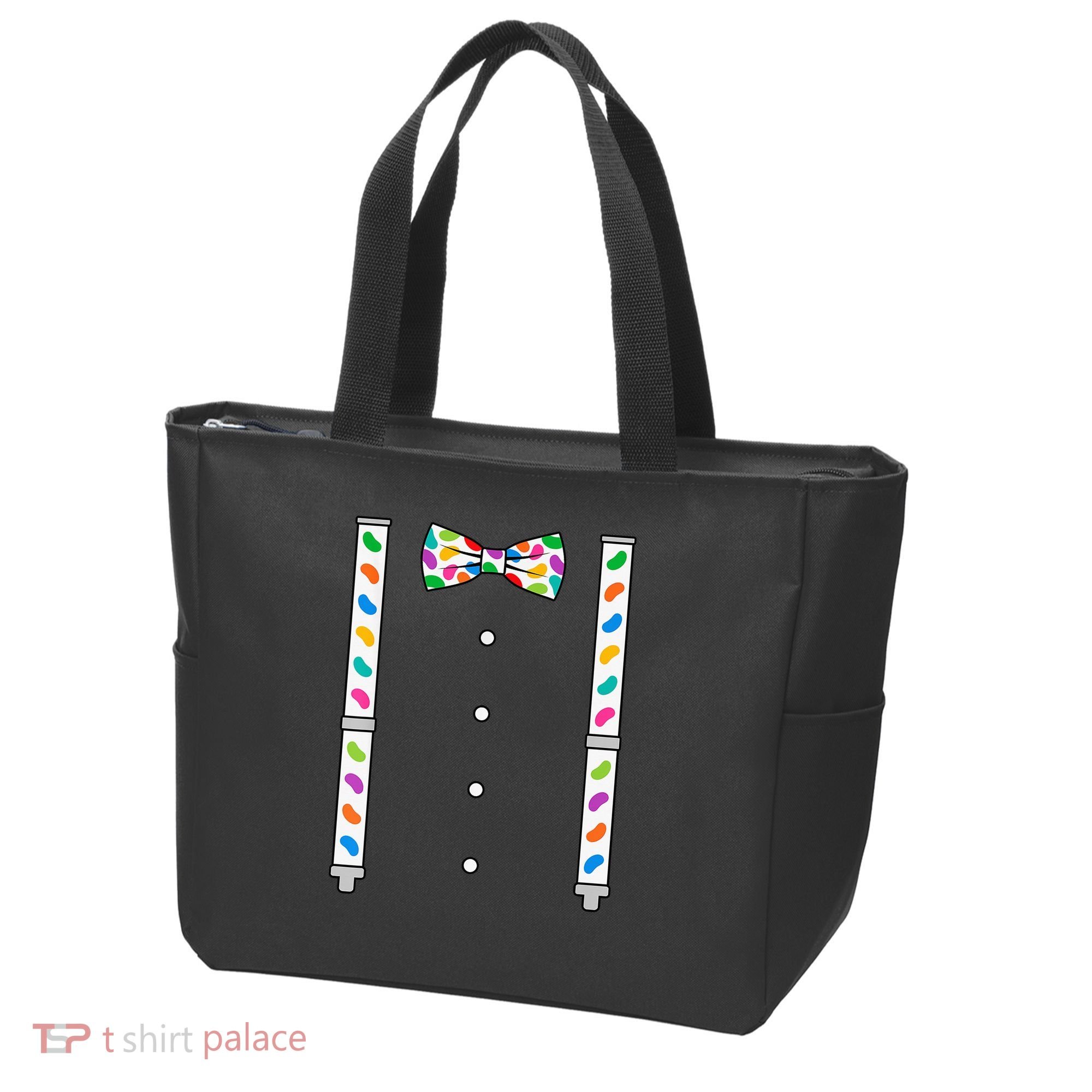 Easter Candy Bow Tie & Suspenders Tote Bag