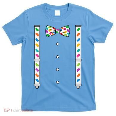 Easter Candy Bow Tie & Suspenders T-Shirt
