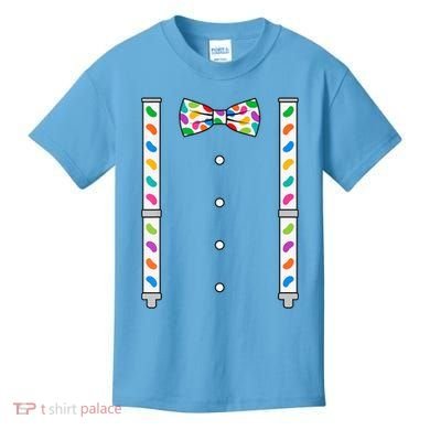 Easter Candy Bow Tie & Suspenders Kids T-Shirt