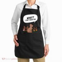 Easter Chocolate Bunny Rabbit Funny I Cant Hear You Apron thumb 2
