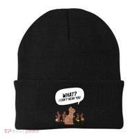 Easter Chocolate Bunny Rabbit Funny I Cant Hear You Beanie thumb 0