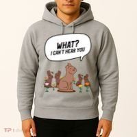 Easter Chocolate Bunny Rabbit Funny I Cant Hear You Hoodie thumb 2