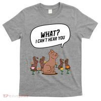 Easter Chocolate Bunny Rabbit Funny I Cant Hear You T-Shirt thumb 0