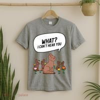 Easter Chocolate Bunny Rabbit Funny I Cant Hear You T-Shirt thumb 2