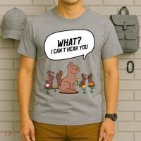 Easter Chocolate Bunny Rabbit Funny I Cant Hear You T-Shirt thumb 6