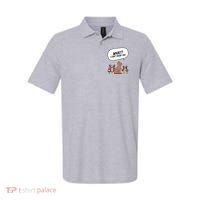 Easter Chocolate Bunny Rabbit Funny I Cant Hear You Polo thumb 0