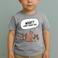 Easter Chocolate Bunny Rabbit Funny I Cant Hear You Toddler T-Shirt thumb 2