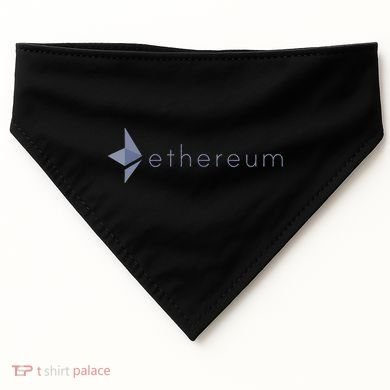 Ethereum Coin Crypto Eth Blockchain Cryptocurrency USA-Made Doggie Bandana
