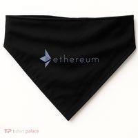 Ethereum Coin Crypto Eth Blockchain Cryptocurrency USA-Made Doggie Bandana thumb 0