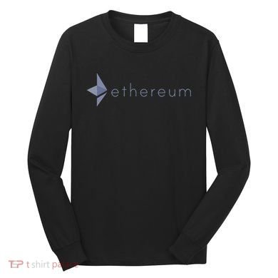 Ethereum Coin Crypto Eth Blockchain Cryptocurrency Long Sleeve Shirt