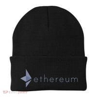 Ethereum Coin Crypto Eth Blockchain Cryptocurrency Beanie thumb 0
