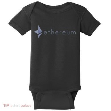 Ethereum Coin Crypto Eth Blockchain Cryptocurrency Baby Bodysuit