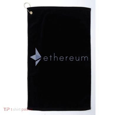 Ethereum Coin Crypto Eth Blockchain Cryptocurrency Golf Towel