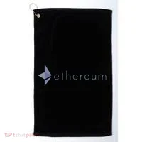 Ethereum Coin Crypto Eth Blockchain Cryptocurrency Golf Towel thumb 0