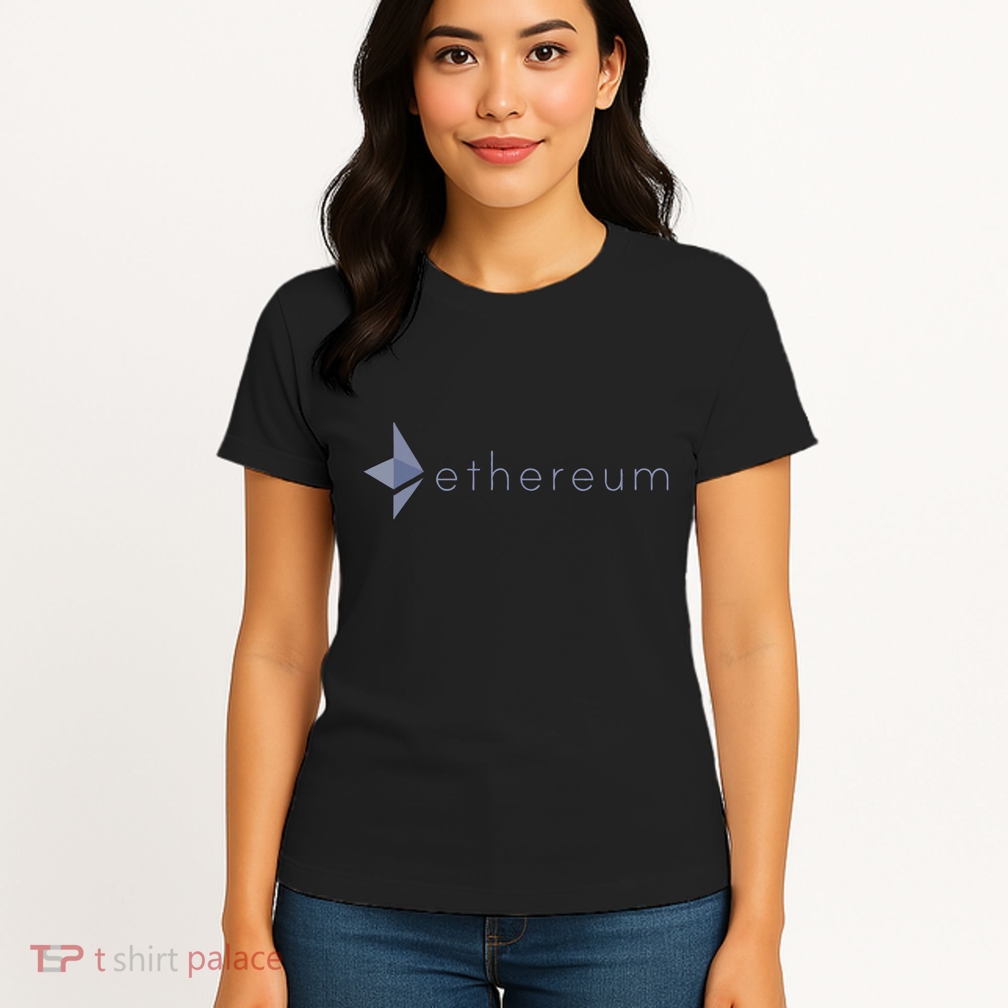 Ethereum Coin Crypto Eth Blockchain Cryptocurrency Women's T-Shirt