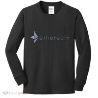 Ethereum Coin Crypto Eth Blockchain Cryptocurrency Kids Long Sleeve Shirt thumb 0