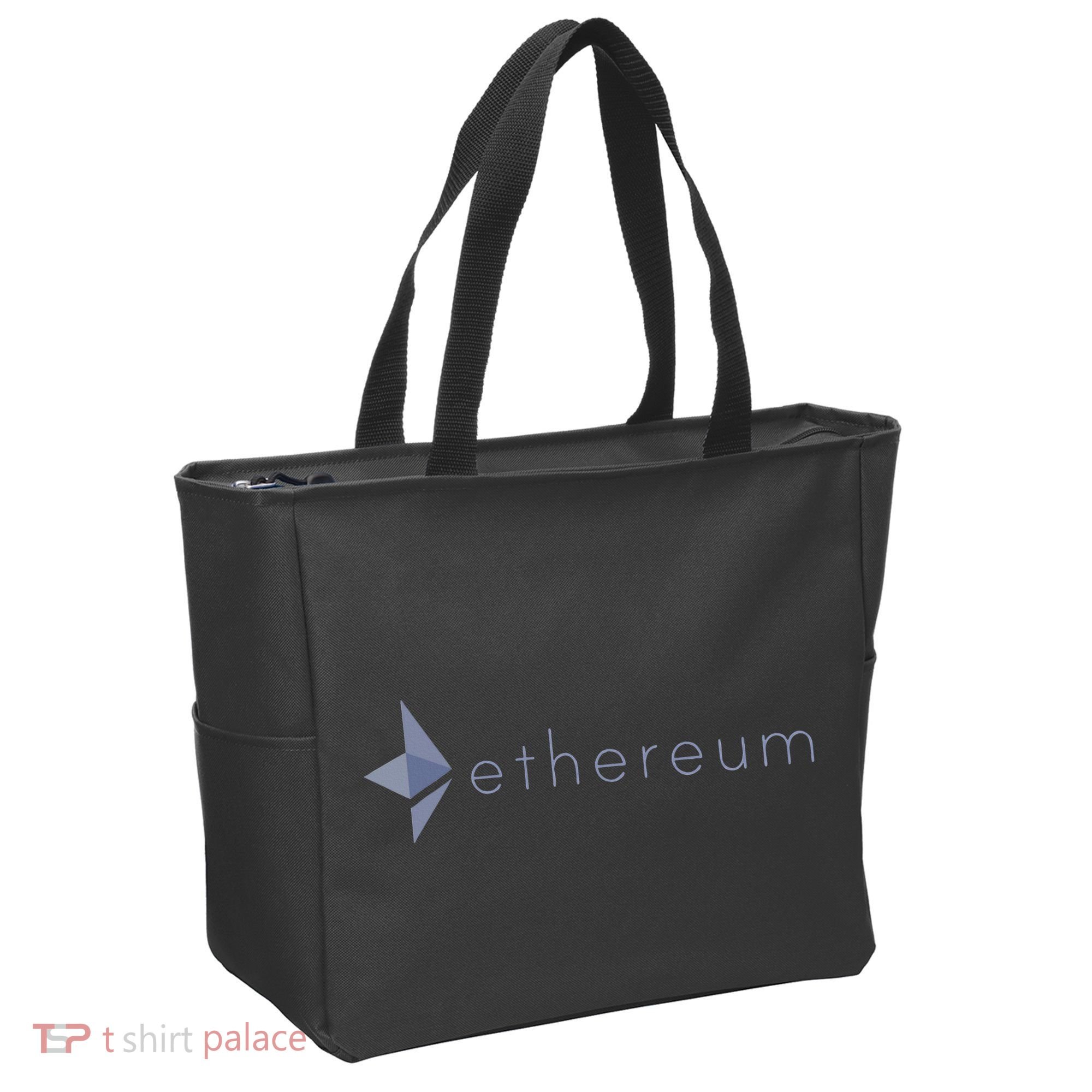 Ethereum Coin Crypto Eth Blockchain Cryptocurrency Tote Bag