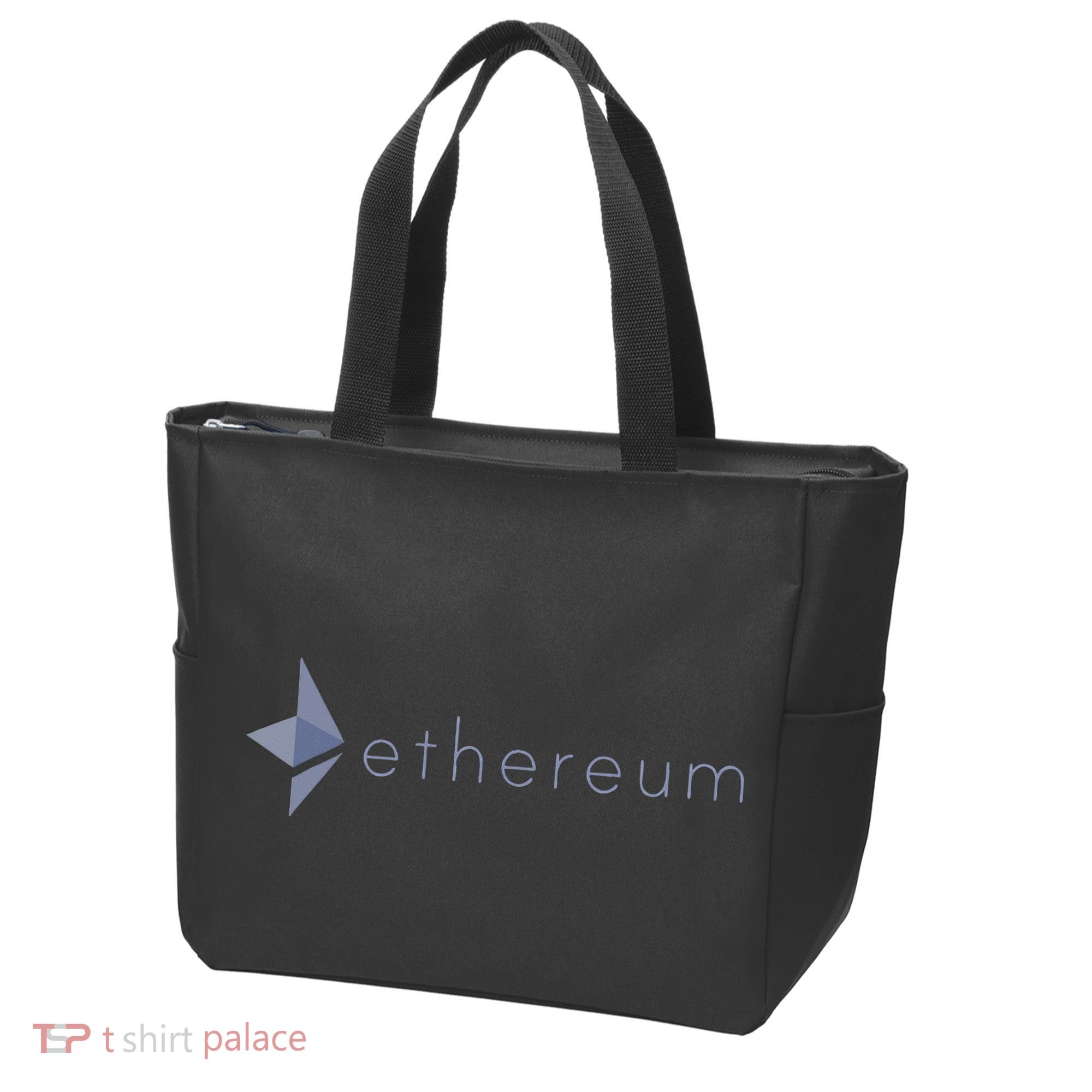 Ethereum Coin Crypto Eth Blockchain Cryptocurrency Tote Bag