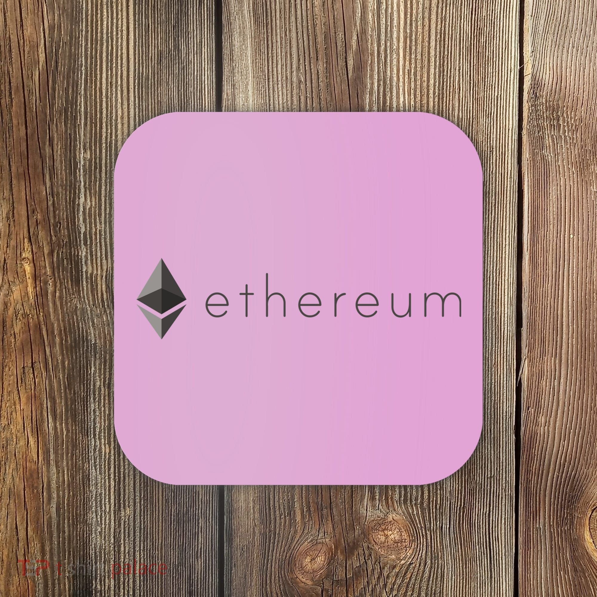 Ethereum Coin Cryptocurrency Coaster