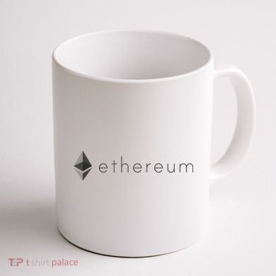 Ethereum Coin Cryptocurrency Coffee Mug back