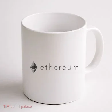 Ethereum Coin Cryptocurrency Coffee Mug back