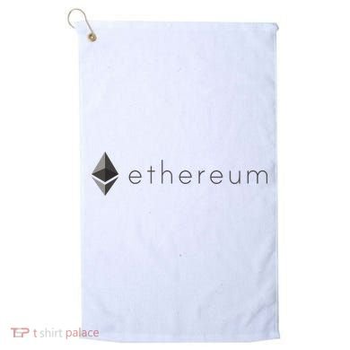 Ethereum Coin Cryptocurrency Golf Towel