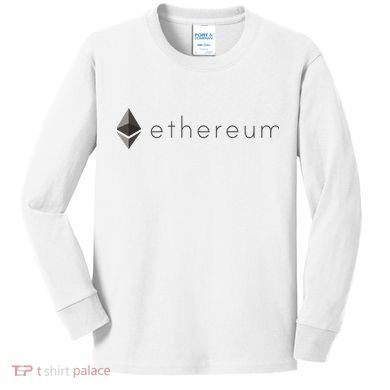 Ethereum Coin Cryptocurrency Kids Long Sleeve Shirt