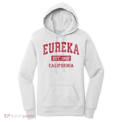 Eureka California Ca Vintage Sports Women's Hoodie