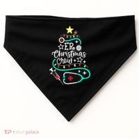 ER Christmas Crew Emergency Room Nurse ER Techs Secretary USA-Made Doggie Bandana thumb 0