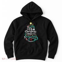 ER Christmas Crew Emergency Room Nurse ER Techs Secretary Hoodie thumb 0