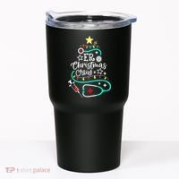 ER Christmas Crew Emergency Room Nurse ER Techs Secretary Tumbler thumb 0