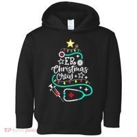 ER Christmas Crew Emergency Room Nurse ER Techs Secretary Toddler Hoodie thumb 0